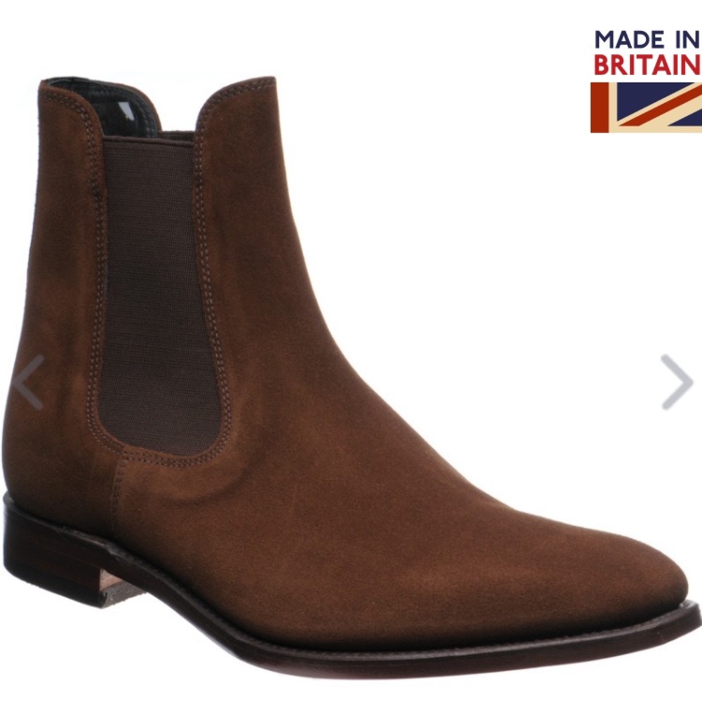 Loake Suede Chelsea Boot UK11F or US12D